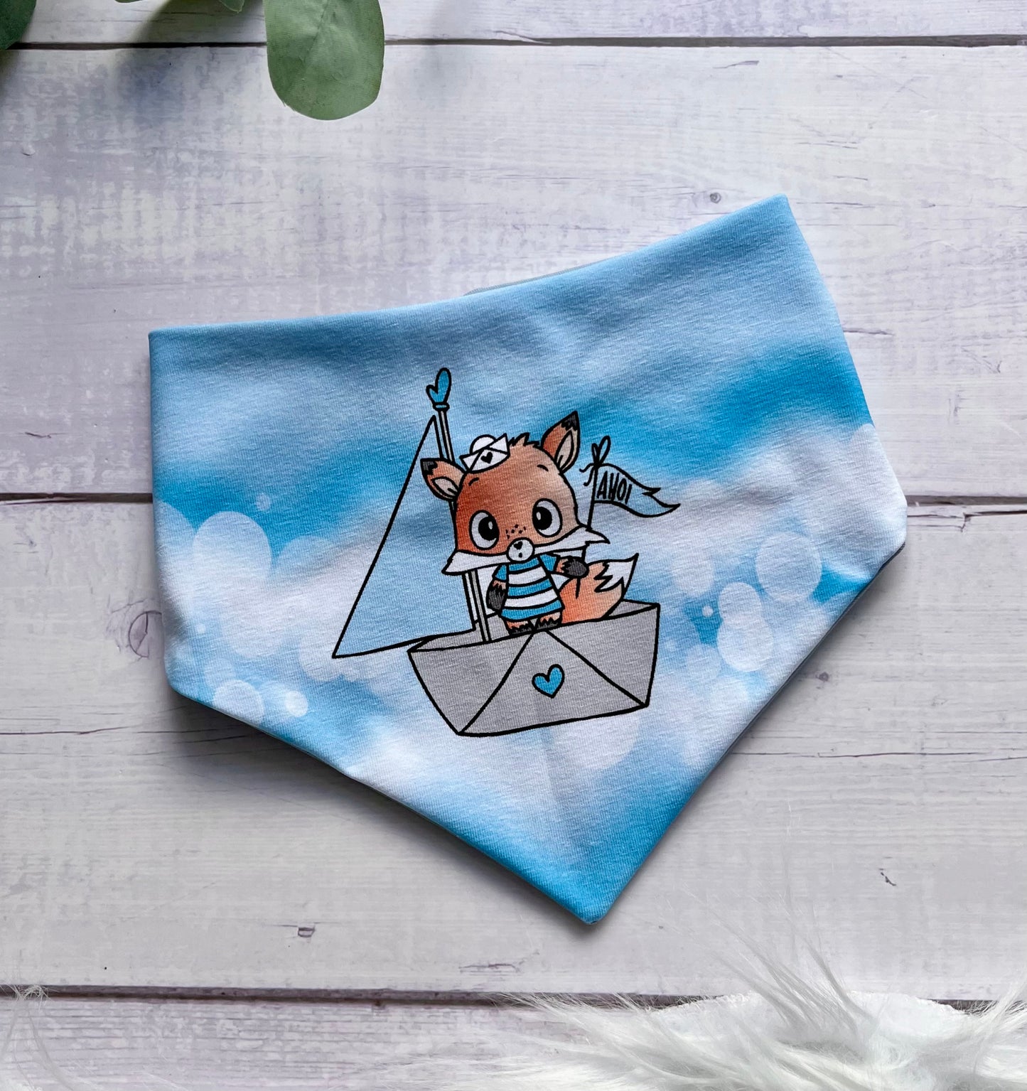 Halstuch FUCHSMATROSE BLAU onesize