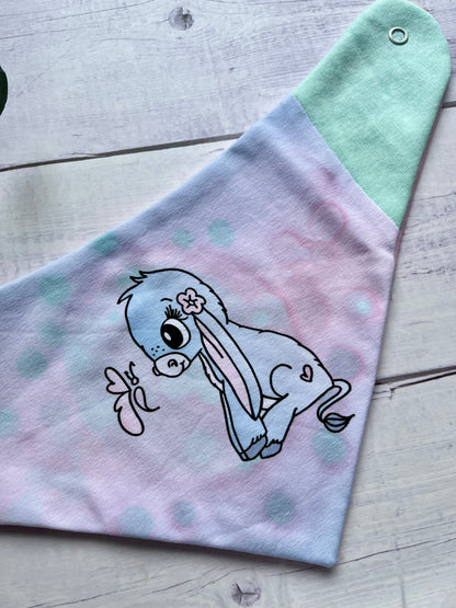 Halstuch ESELMÄDCHEN mint/rosa