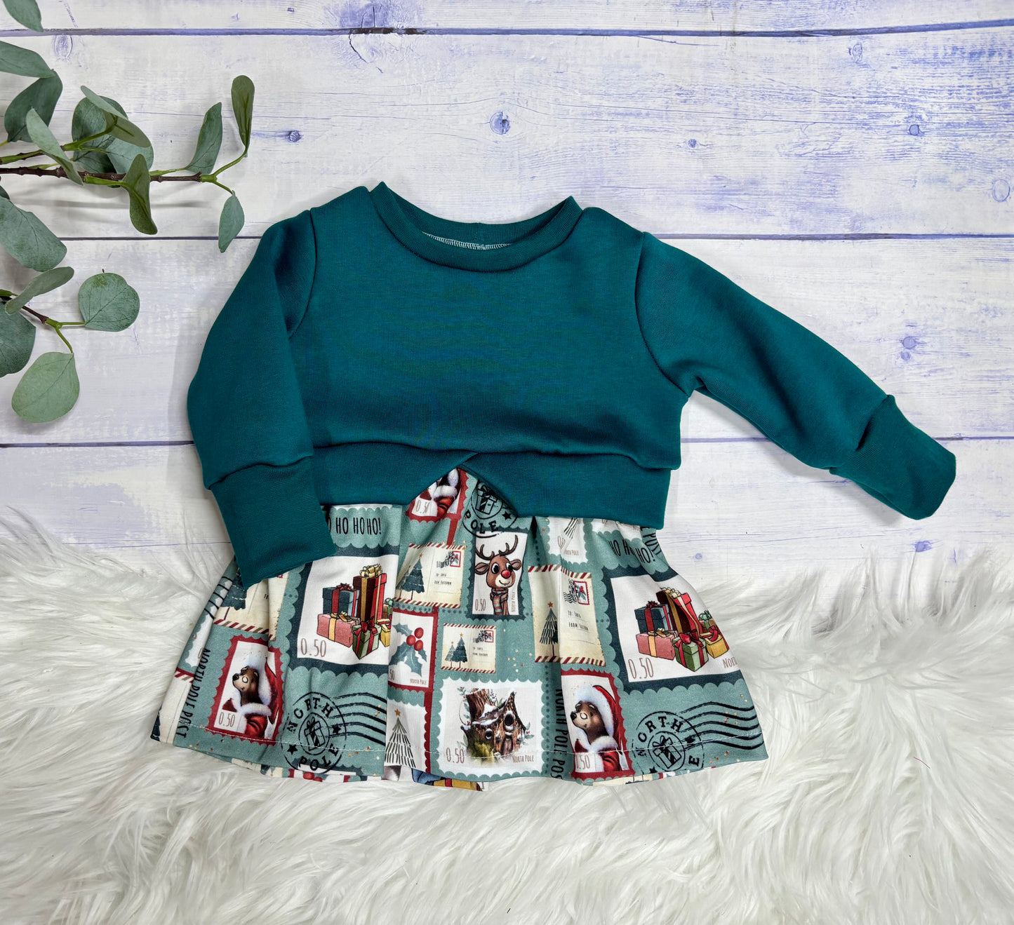 GIRLY SWEATER Weihnachtspost Gr.80