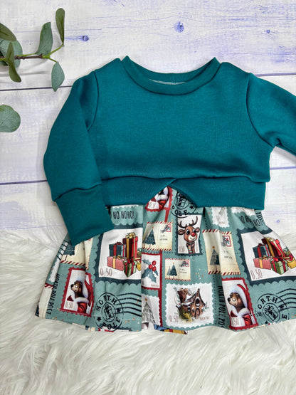 GIRLY SWEATER Weihnachtspost Gr.80