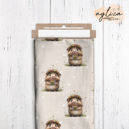 BLUMEN MEERSCHWEINCHEN CREME exklusiv