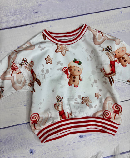 SET Oversize Sweater & Pumphose Gr.68