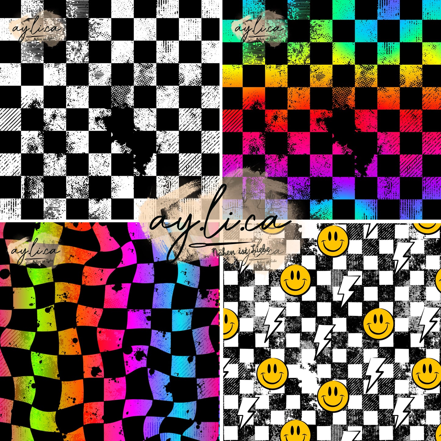 CHECKER KAROS in 4 Varianten