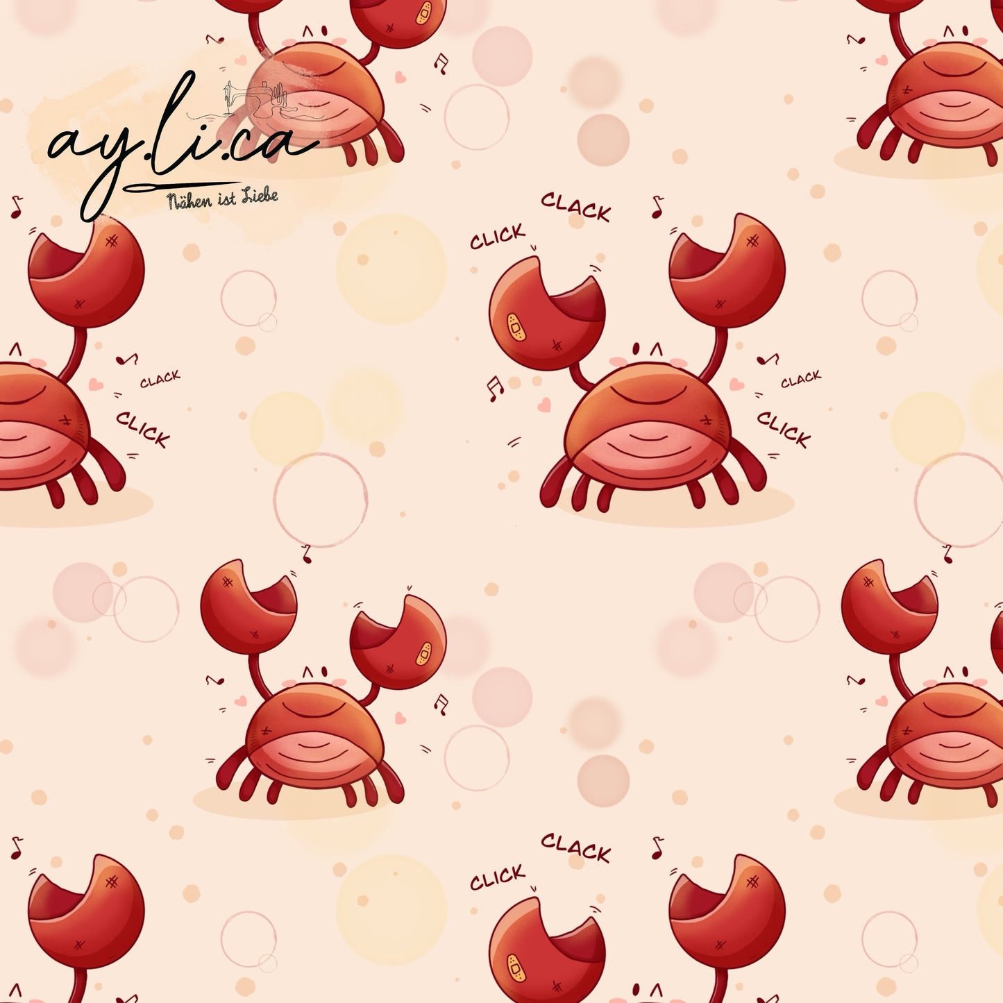 CUTE CRAB in 2 Farben EXKLUSIV