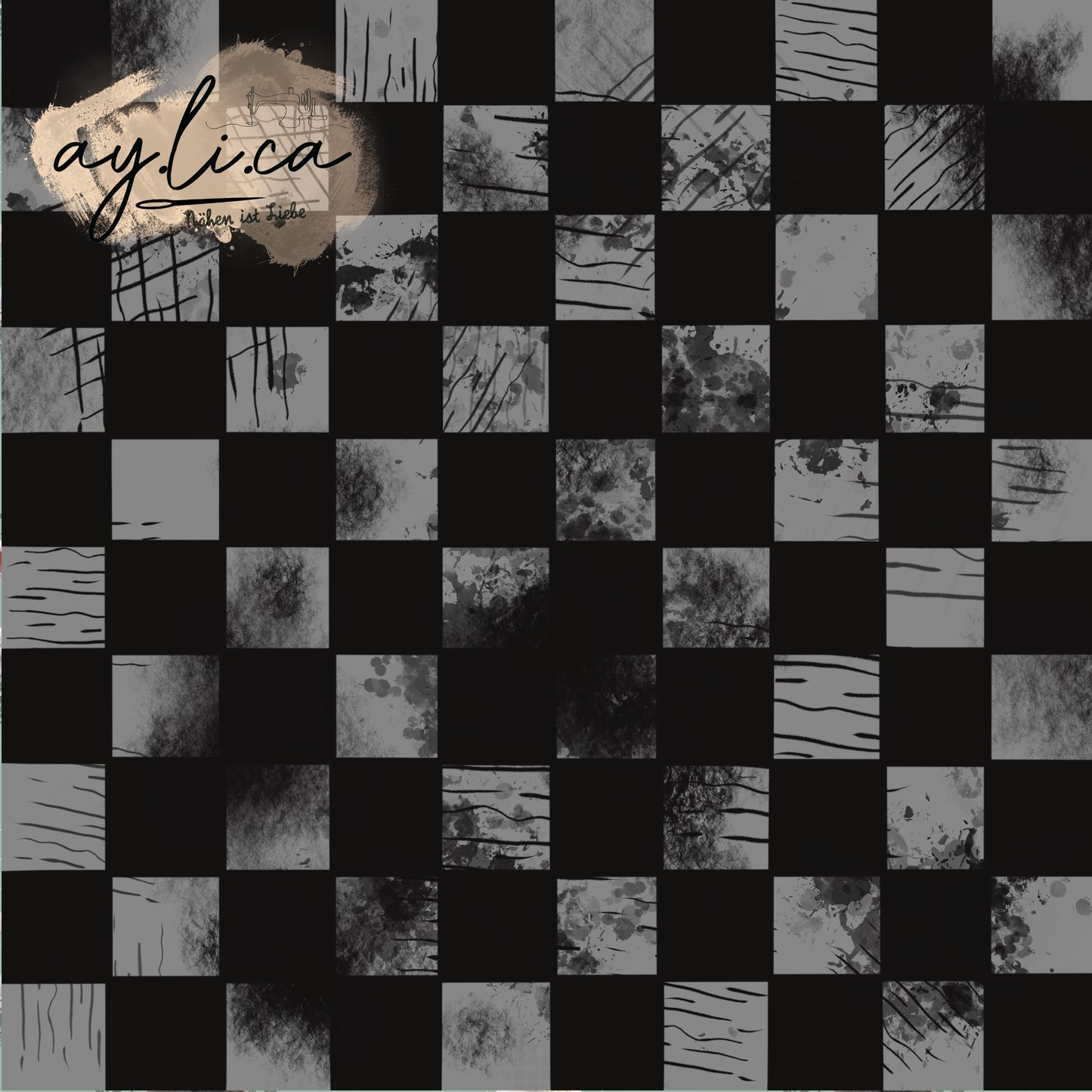 CHECKER KAROS UNIFARBEN 1