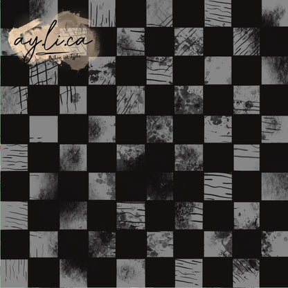 CHECKER KAROS UNIFARBEN 1