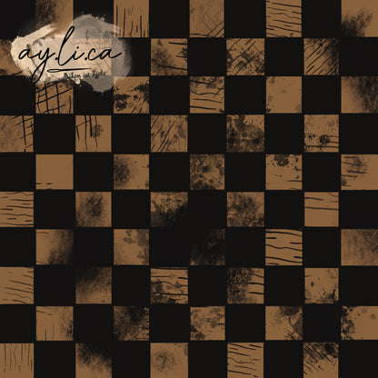 CHECKER KAROS UNIFARBEN 1