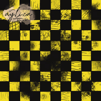 CHECKER KAROS UNIFARBEN 2