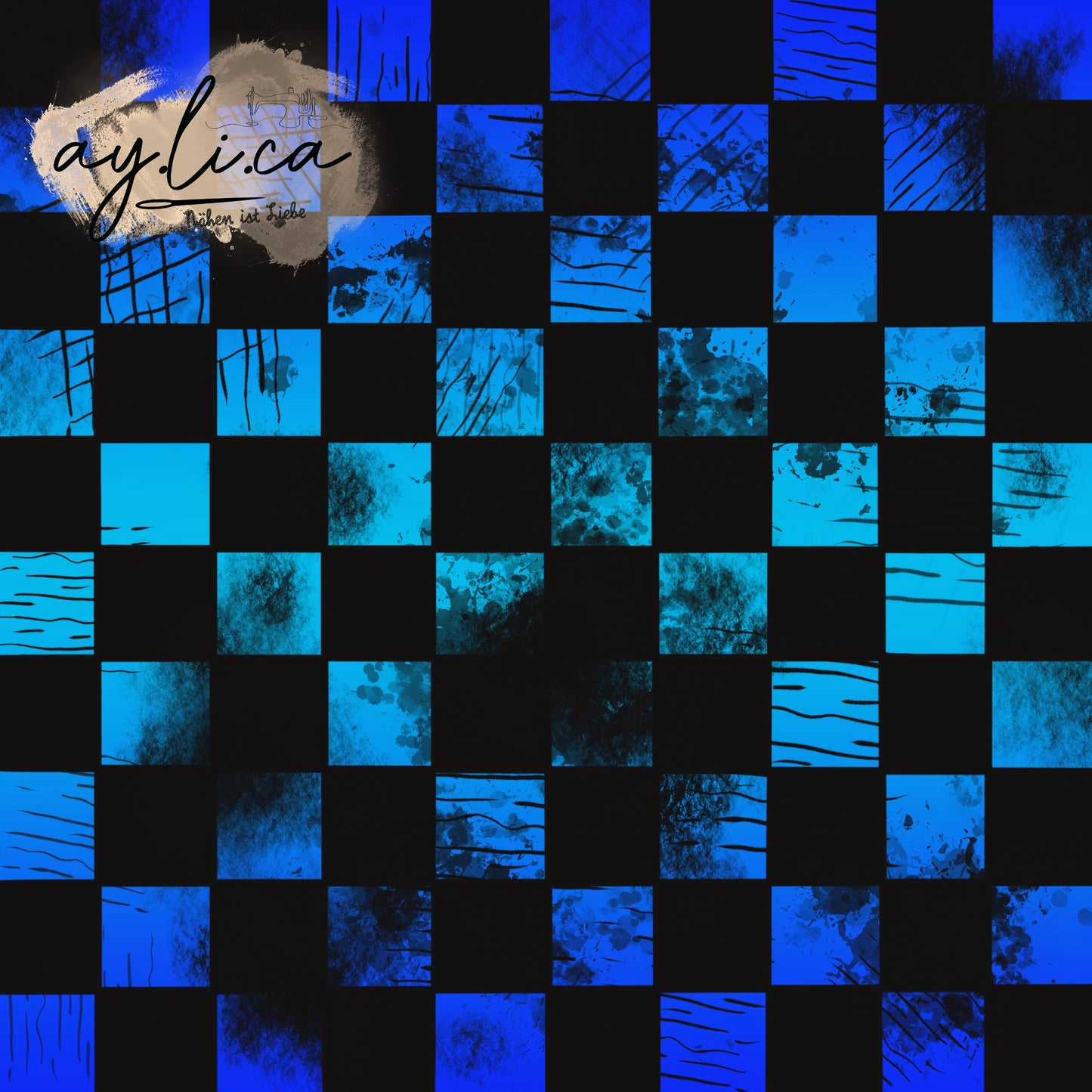 CHECKER KAROS FARBVERLAUF in 8 Farben exklusiv