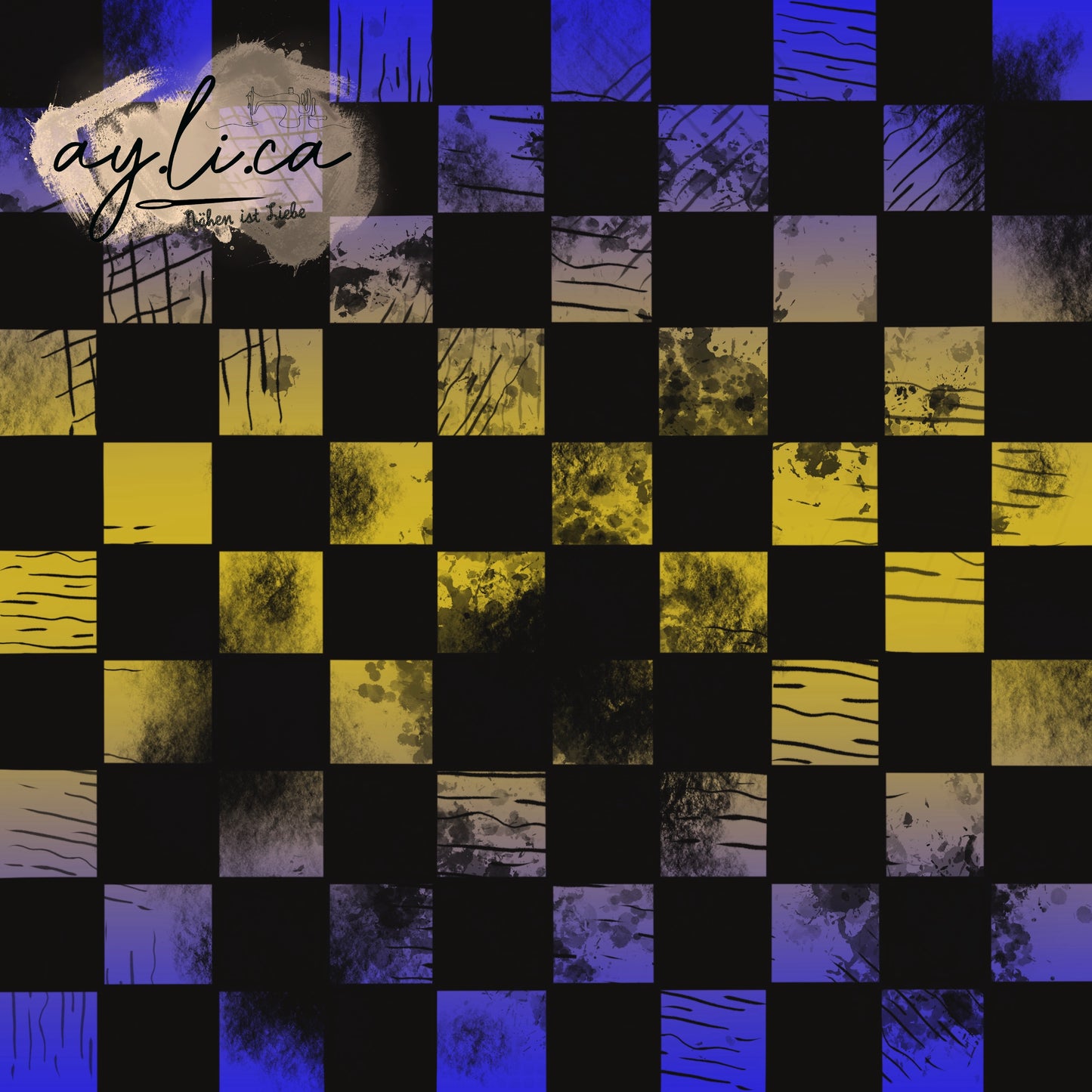 CHECKER KAROS FARBVERLAUF in 8 Farben exklusiv