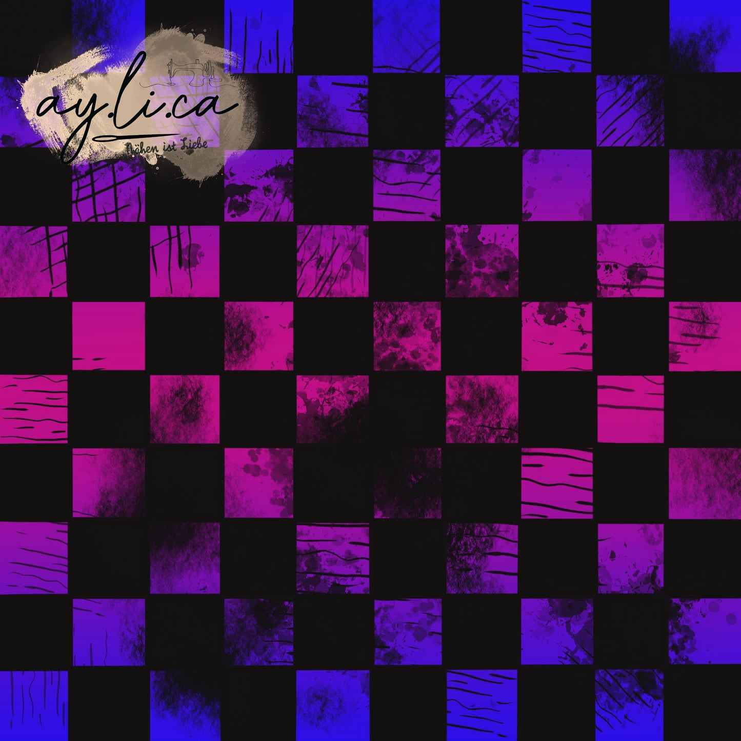 CHECKER KAROS pink Version in 8 Farben exklusiv