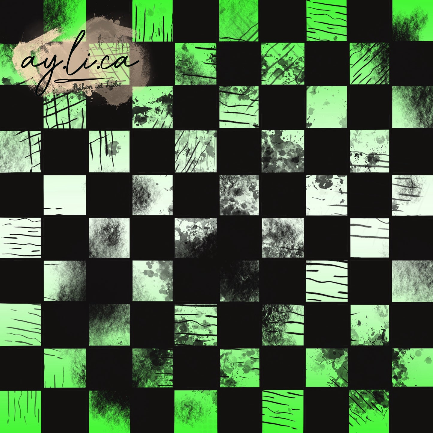 CHECKER KAROS FARBVERLAUF in 8 Farben exklusiv