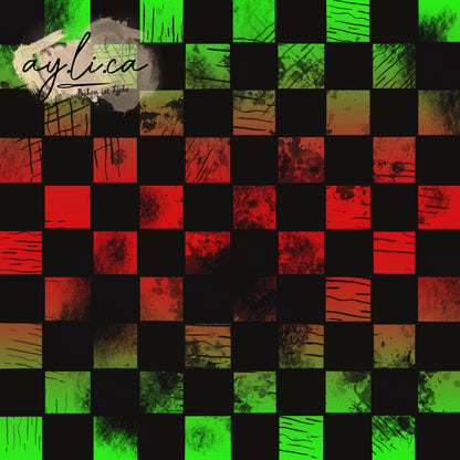 CHECKER KAROS FARBVERLAUF in 8 Farben exklusiv