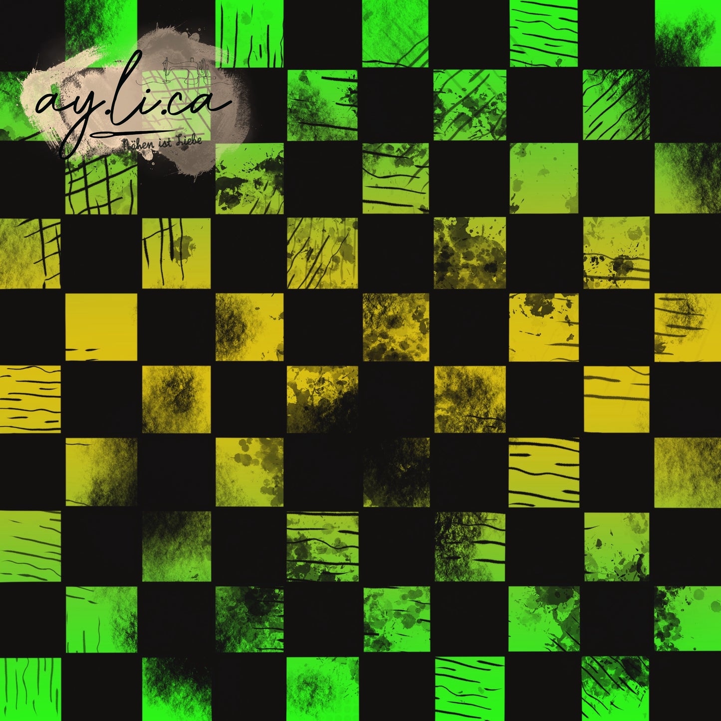 CHECKER KAROS FARBVERLAUF in 8 Farben exklusiv