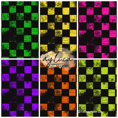 CHECKER KAROS UNIFARBEN 2