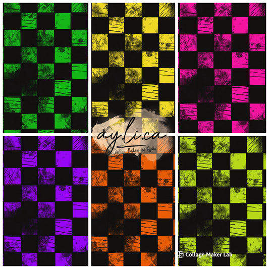 CHECKER KAROS UNIFARBEN 2