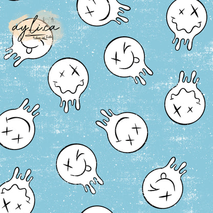 MELTED SMILEY KL in 4 Farben