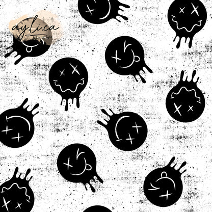 MELTED SMILEY KL in 4 Farben