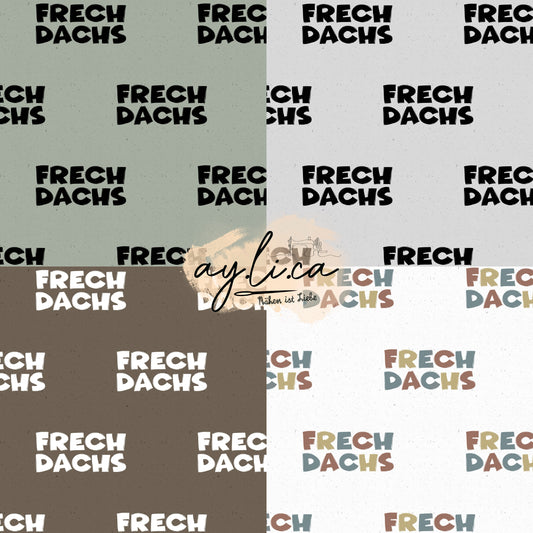 FRECHDACHS in 4 Farben erhältlich