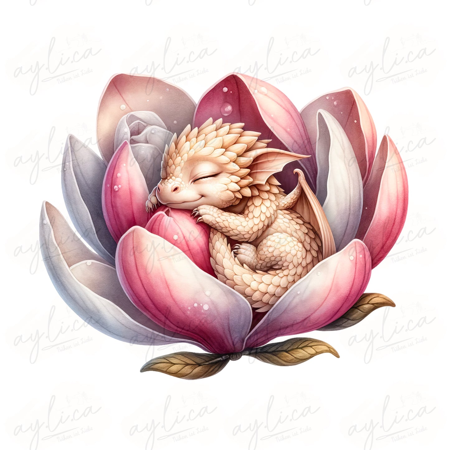 BÜGELBILD GOLDENDRAGON