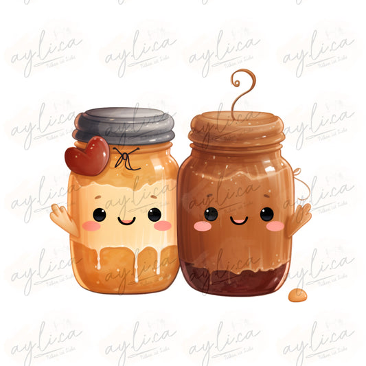 BÜGELBILD TOFFEE GLASSES