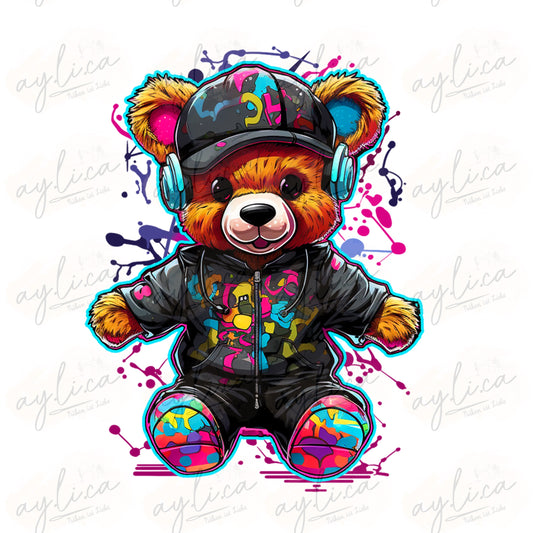 BÜGELBILD HIPHOP TEDDY