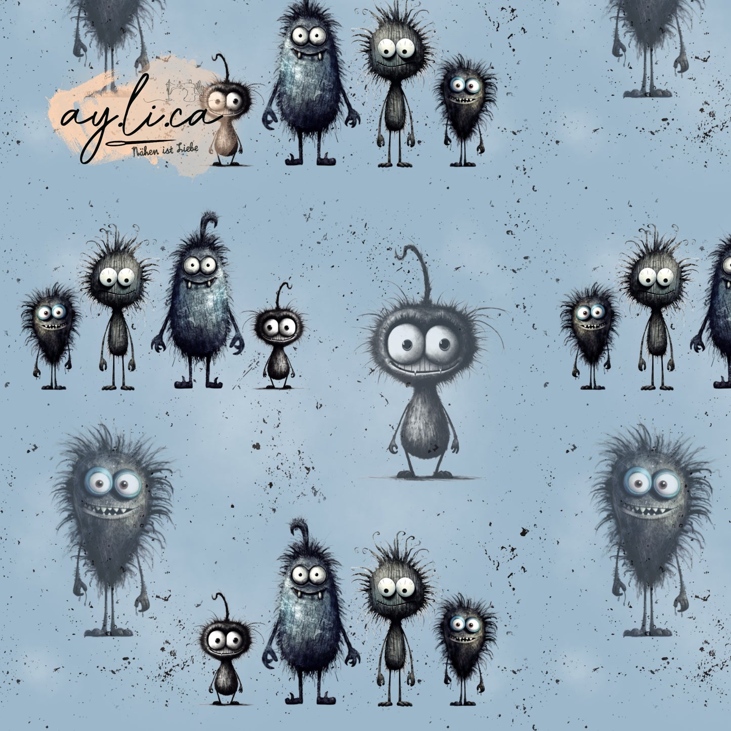 MONSTERTREFF French Terry exklusiv 0,5m