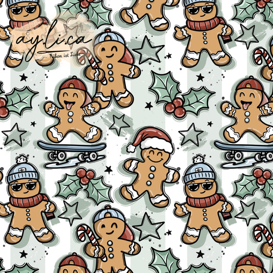 GINGERBREAD MINT French Terry EXKLUSIV