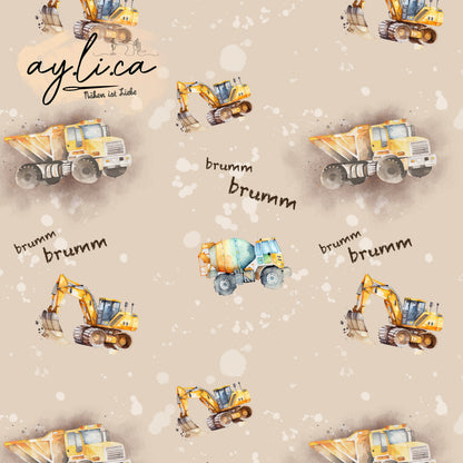 BRUMMBRUMM BEIGE exklusiv Jersey
