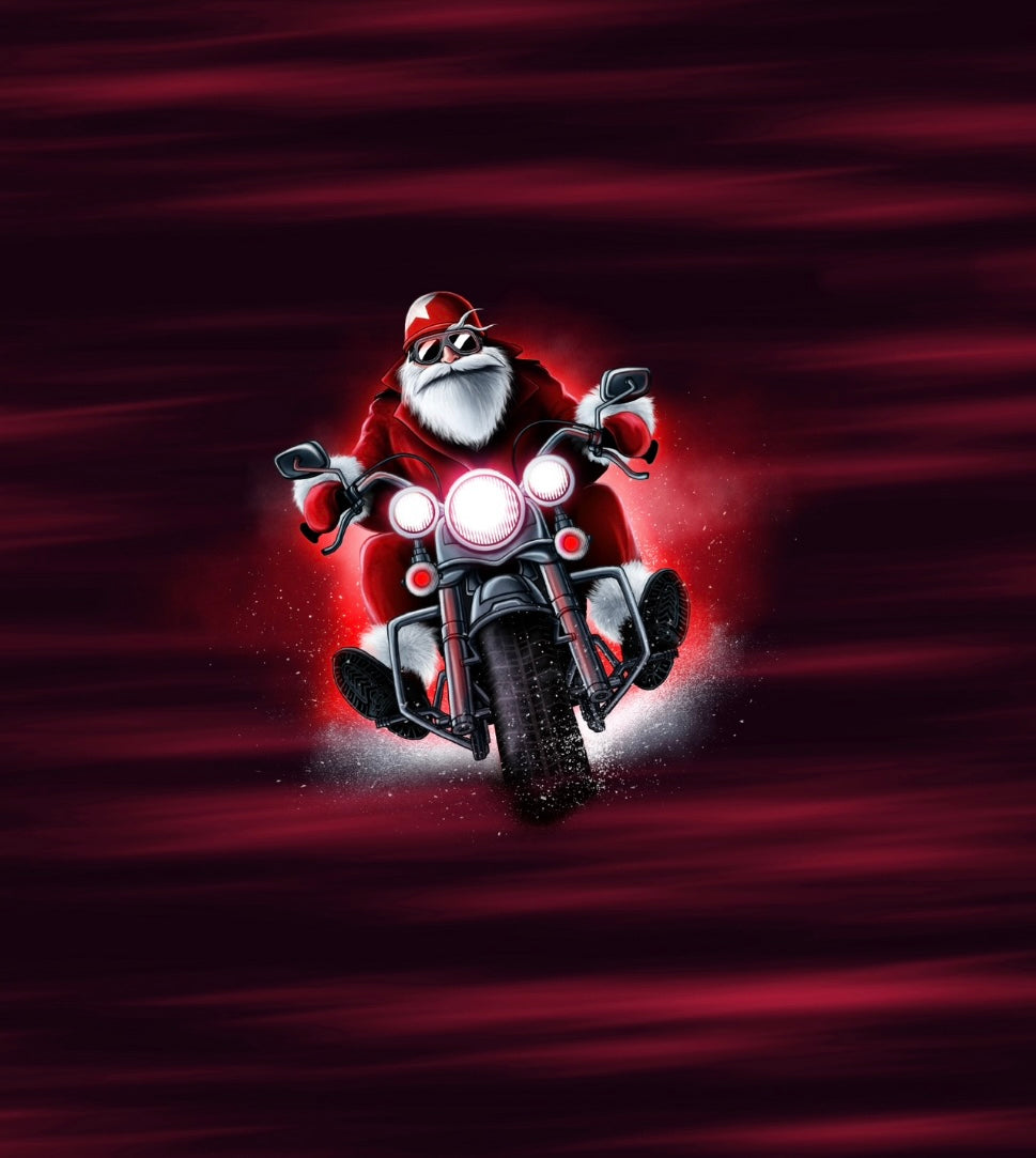 SANTA IS COMING RED by Thorsten Berger PANEL