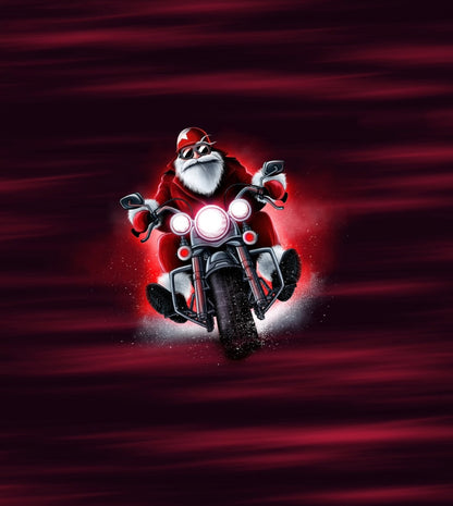 SANTA IS COMING RED by Thorsten Berger PANEL