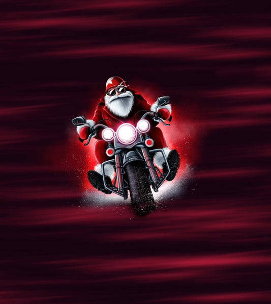 SANTA IS COMING RED by Thorsten Berger PANEL