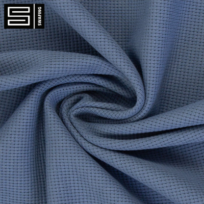 WAFFELJERSEY - CLARISSA VON SWAFING rauchblau