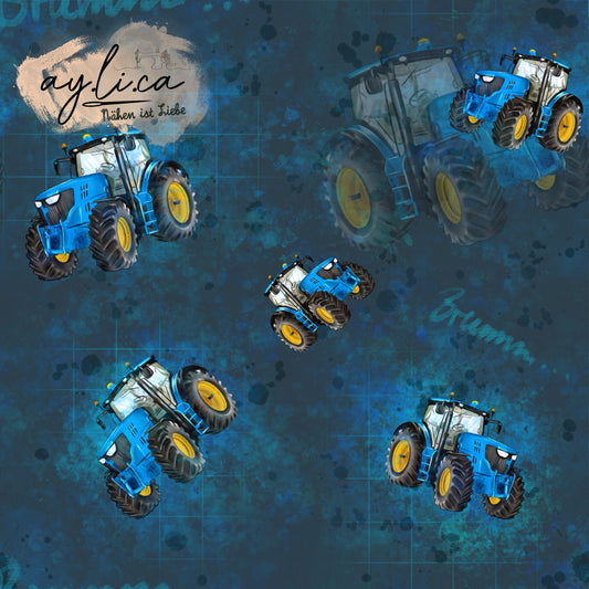 TRAKTORLIEBE BLAU French Terry