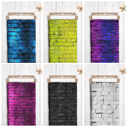 BRICKS #1 in 6 Farben