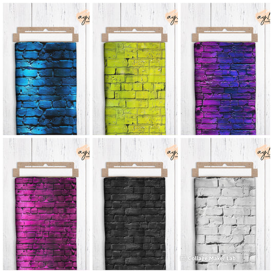 BRICKS #1 in 6 Farben