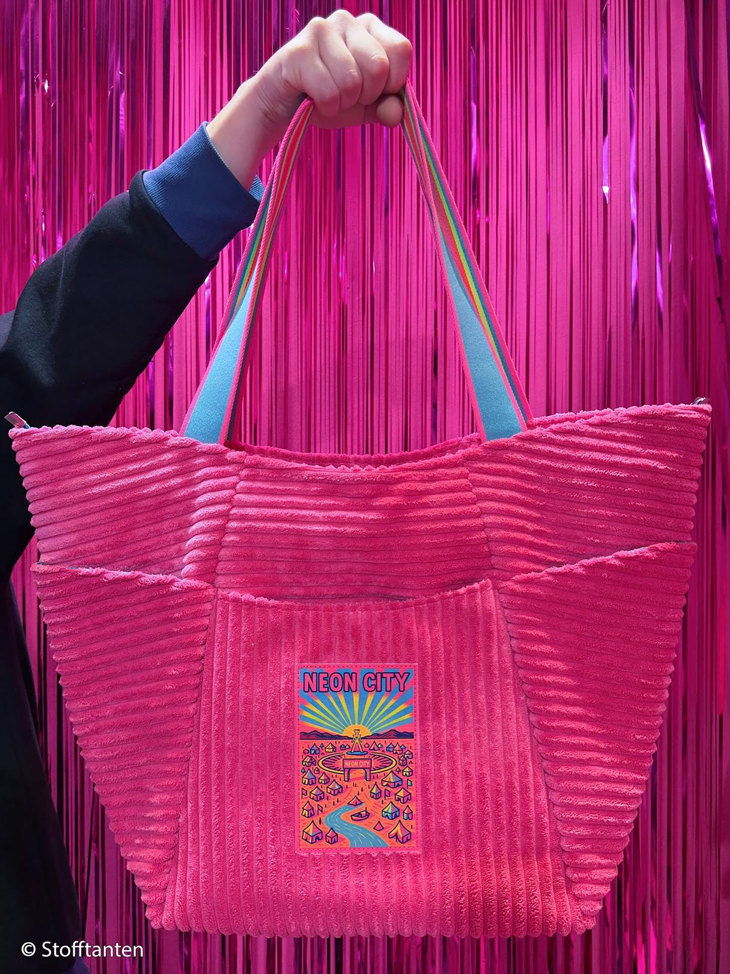 CORD SAMT STOFF- WANJA  VON SWAFING pink