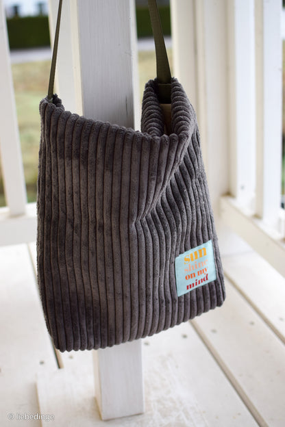 CORD SAMT STOFF - WANJA VON SWAFING petrol